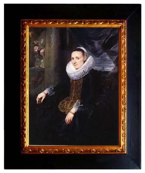 framed  Anthony Van Dyck Margareta snyders, Ta064